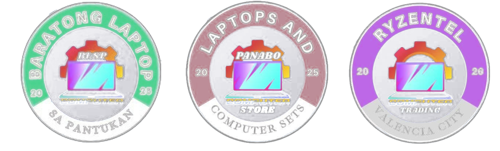 BLSP, Panabo, and Ryzentel business logos